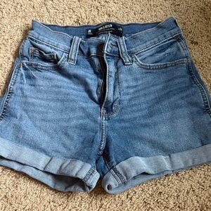 Hollister Women's Light Blue Jean Shorts